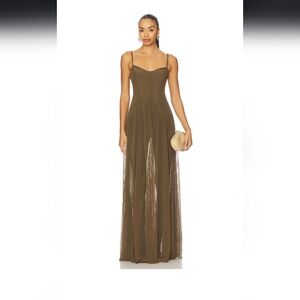 x REVOLVE Underwire Gown in Bark